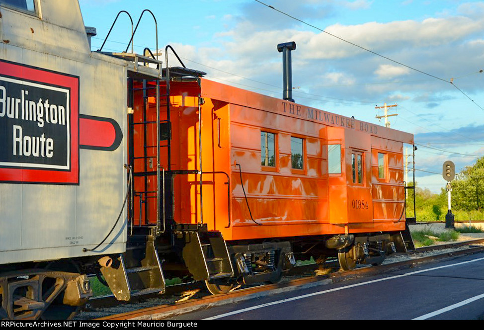 Chicago Milwaukee St. Paul & Pacific (Milwaukee Road) Steel Bay Window Caboose